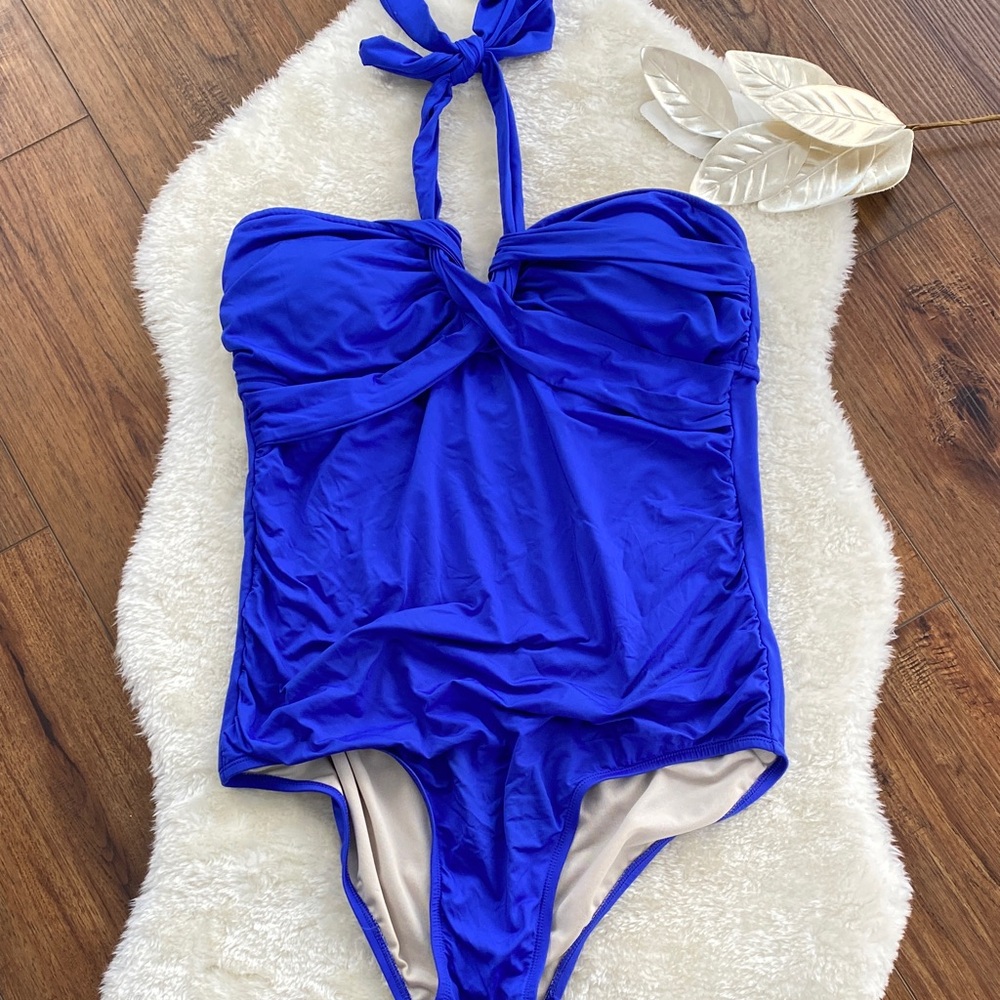 Merona Royal Blue One Piece Swimsuit